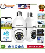 WiFi Surveillance Cameras 2-Pack - Color Night Vision &amp; Motion Detection... - $1,403.02 MXN