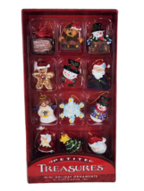 Kurt Adler Petite Treasures 12-Piece Miniature Ornaments Set Snowman Ang... - $13.14