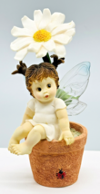 Little Kitchen Fairies Oopsey Daisy Fairie in Flowerpot Figurine 2002 #106962 - $21.49