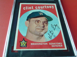 1959 Topps # 483 Clint Courtney Washington Senators Sgc 60 !! - £35.29 GBP