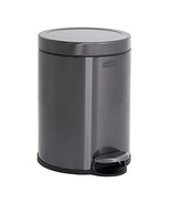 Steel Round Step-On Trash Can, 1.6-Gallon - $102.44 CAD