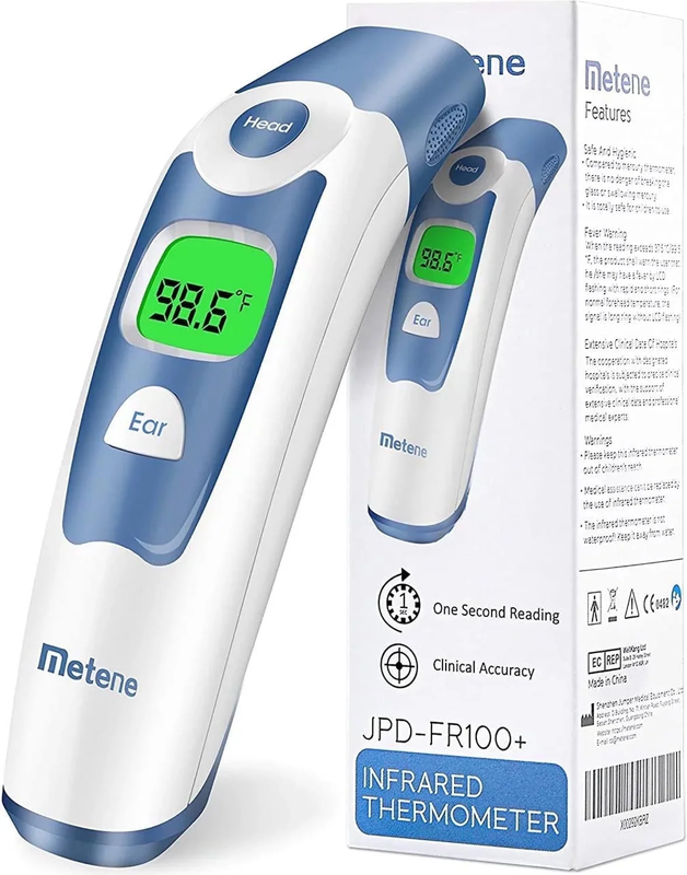 Forehead and Ear Thermometer for Baby, Fast Reading with Fever Alarm & Memories  Item image 8