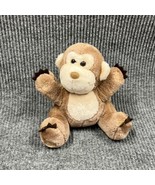 DAKIN 9” Monkey Plush Brown Chimpanzee Ape Stuffed Animal Toy Vintage 1987 - £17.57 GBP