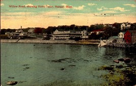 Vintage Postcard - Willow Road, Showing Hotel Tudor, Nahant, Mass Bk 47 - £4.35 GBP