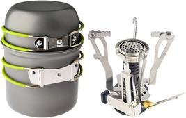 Camp Stove,Petforu Outdoor Camping Stove Cookware Hiking Backpacking Picnic - £26.61 GBP