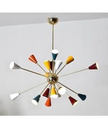 Spectacular Large Mid Century Multicoloured Sputnik Chandelier Stilnovo ... - £315.88 GBP