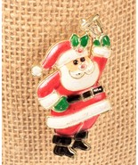 Christmas Santa Pin Brooch Vintage Made in Hong Kong VGC - €6,81 EUR