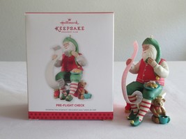 Hallmark Keepsake 2013 Ornament Santa PRE-FLIGHT CHECK Member Exclusive - £7.63 GBP