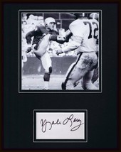 Yale Lary Signed Framed 11x14 Photo Display Texas A&amp;M Detroit Lions - £50.83 GBP