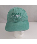 Choose Happy Women&#39;s Embroidered Adjustable Tie Back Baseball Cap - $237.71 MXN