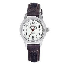 Timex Stainless Steel Watch T41181 Men's Waterproof Leather Strap - $125.99
