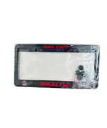 Ohio State Buckeyes OSU Black License Plate Frame Cover 2 Set Front And Back - $14.09
