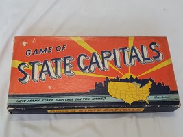 VINTAGE 1952 Parker Brothers Game of State Capitals - £27.14 GBP