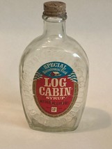 VTG. LOG CABIN SYRUP 1776 / 1976 BICENTENNIAL CLEAR BOTTLE ~24oz - $8.50