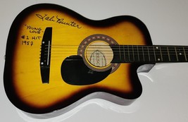 Tab Hunter Signed Acoustic Guitar W/ Young Love #1 Hit 1957 Insc. Heartthrob Jsa - £548.35 GBP