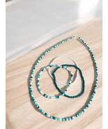 Lagoon set Necklace and Bracelets - $298.05 MXN