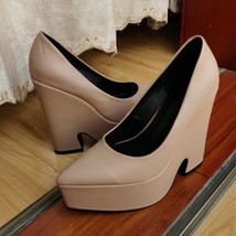 Spring Summer Brand New Sexy Women&#39;s Shoes Wedges High Heel Platform Pointed Toe - £93.17 GBP