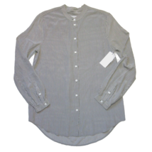 NWT Equipment Henri in White Onyx Lacquer Stripe Silk Button Down Shirt ... - £71.96 GBP