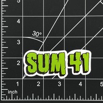 Sum 41 - Vinyl Sticker Canadian Rock Band Logo Waterproof Durable Sunproof - $3.75