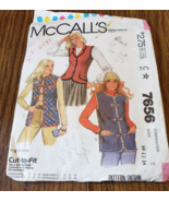 McCall&#39;s Cut to Fit Misses Vest Patterns 7656 Sizes 10 - 14 - £4.67 GBP
