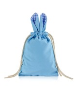 Easter Candy Gift Bags for Kids Velvet Bunny Gingham Easter Treat Bags E... - £14.51 GBP