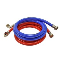 EVERBILT 3/4in. FHT x 3/4in. FHT High Efficiency 6 ft. Washing Machine Hose 2-PK - £16.02 GBP