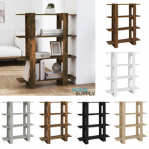 Modern Wooden 4-Tier Bookcase Book Cabinet Bookshelf Shelving Storage Un... - £46.33 GBP+