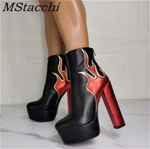 Women Ankle Boots Mixed Colors Platform Shoes Sexy Ladies Zipper-Sid Demonia Boo - £77.62 GBP