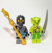 Gift Minifigure Nya FS and Lasha Ninjago set of 2 s Fast Ship - $12.46