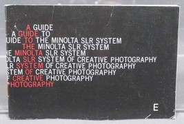Vintage Minolta Guide To The SLR System Manual - £11.73 GBP