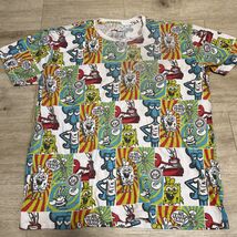 Nickelodeon SpongeBob Krusty Krab Shirt 2021 Size XL All Over Print White - $6.12