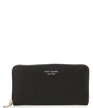 Kate Spade Spencer Large Continental Wallet Black Leather PWR00281 $188 MSRP - £58.16 GBP