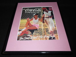 1987 Coca Cola Coke Classic / Baseball Framed 11x14 ORIGINAL Advertisement - £27.68 GBP