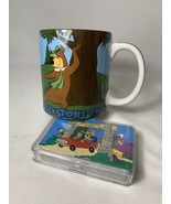 Hanna Barbera Jellystone Park Yogi Bear &amp; Boo Boo Picnic Basket Mug Cup ... - $17.82