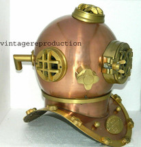 Vintage Antique Diving Helmet Maritime Morse US Navy Mark V 18 Scuba Replica - £134.26 GBP