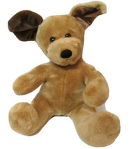 Build A Bear Workshop Brown &amp; Tan Dog Floppy Ears Stuffed Plush Animal Toy Babw - £12.75 GBP