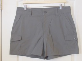 Eddie Bauer Cargo Pocket Shorts CINDER Womens Sz 14 NWT MSRP $59.99 QUAL... - $18.01
