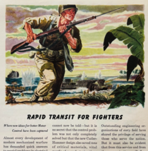 1944 Cutler Hammer Motor Control Advertisement WW2 Era Transportation E90E2 - $549.96 MXN