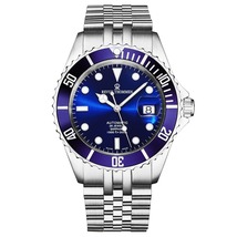 Revue Thommen Men&#39;s &#39;Diver&#39; Blue Dial Stainless Steel Bracelet Automatic Watch 1 - £797.51 GBP