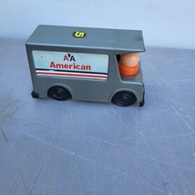 RARE Vintage Mini American Airlines  Delivery Truck Plastic Old Toy - £6.42 GBP