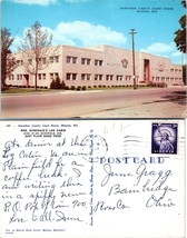 Wisconsin Wausau Marathon County Court House Posted 1958 VTG Postcard - $9.40