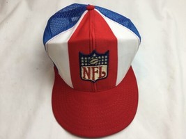 Vtg NFL Snapback HAT CAP Lucky Stripes AJD Old Logo Large Band Poor Condition - £11.86 GBP