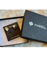 MARIELL CLIP ON CZ EARRINGS NWT - $29.69