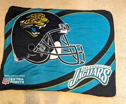 Jacksonville Jaguars NFL Extra Points Fleece Blanket Throw by Northwest ... - $16.00