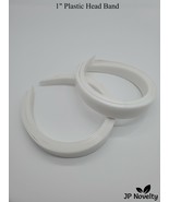 Plastic Head Band - White, Qty: 12 Pieces - CHOOSE Size - £2.06 GBP+