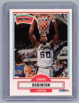 1990-91 Fleer #172 David Robinson Cards Spurs HOF - $1.48