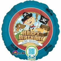 Pirate Happy Birthday Balloon - $1.37