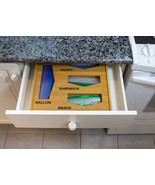 Ziplock Bag Organizer and Sandwich Bag Organizer for Kitchen Drawer - Ba... - $29.69