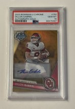 Authenticity Guarantee

DILLON GABRIEL GOLD RC Auto 2023 Bowman Chrome U... - $247.50