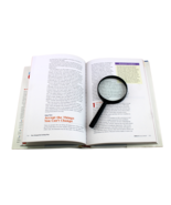 Magnifying Glass 4X, Crystal Clear 3&quot; Lens Handheld 6 Inch Length Magnifier - £5.82 GBP